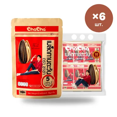 Семечки подсолнечника Chacha 5 вкусов, 30 г × 6 шт.