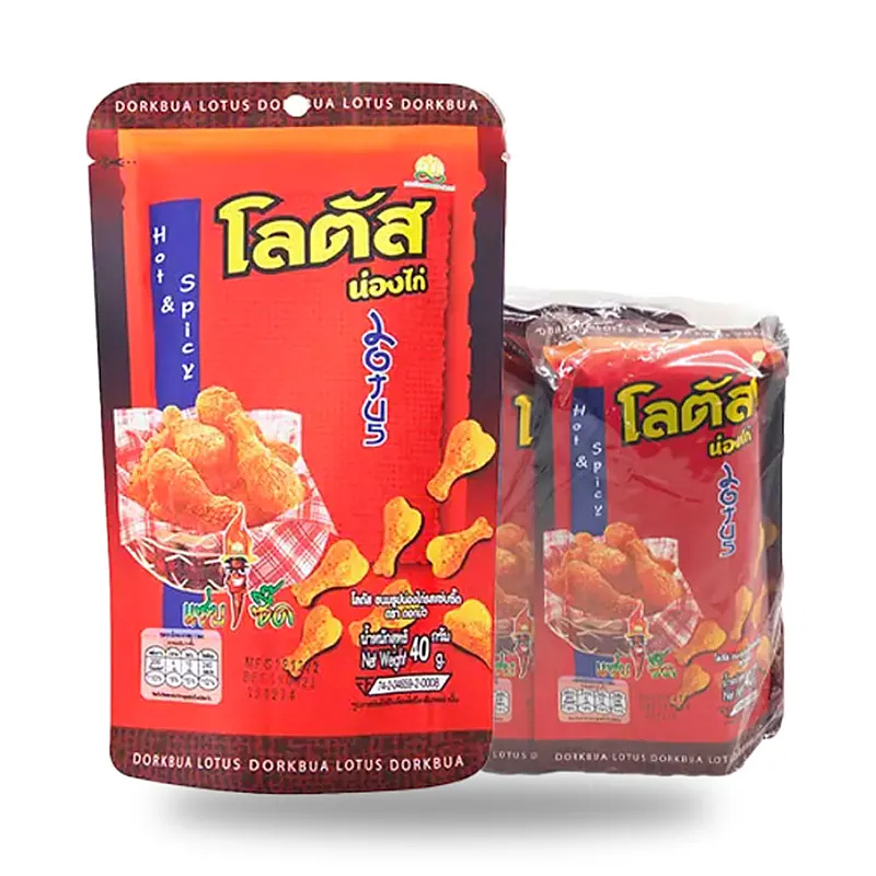 Снек-палочки Lotus со вкусом острой закуски, 40 г × 4 шт. — фото 2