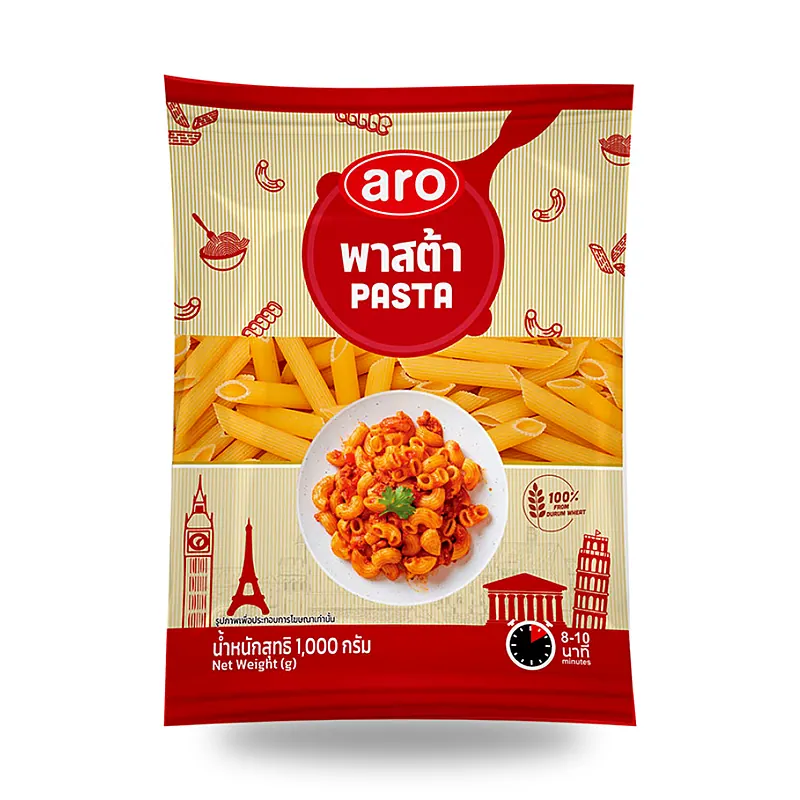 Паста Penne ARO, перья, 1 кг