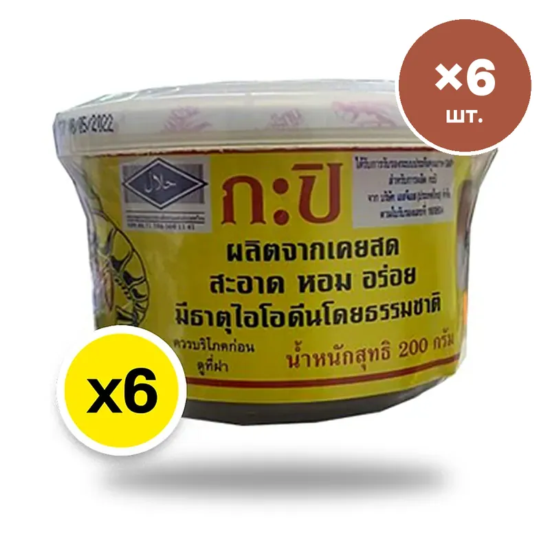 Тайская паста из креветок Kung Thai, 200 г × 6 шт.