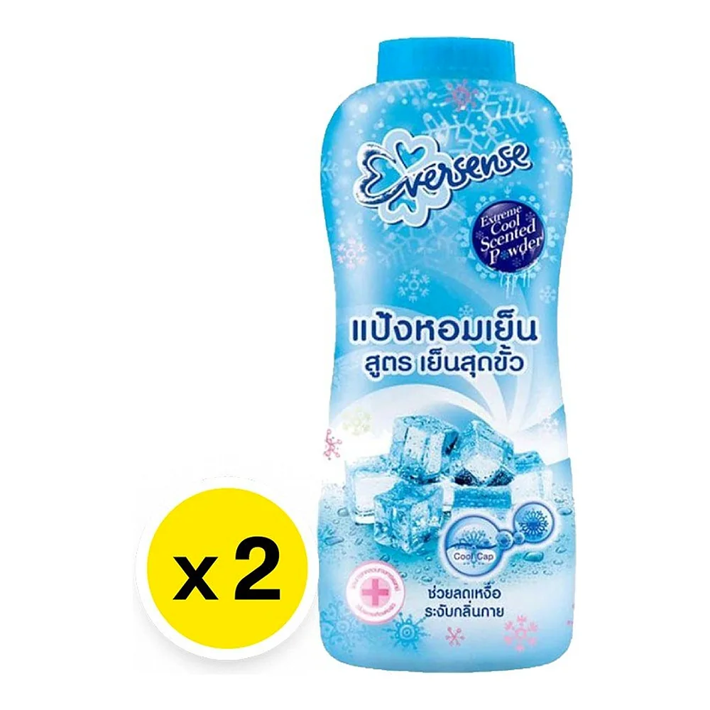 Охлаждающая пудра для тела Eversense Extreme Cool синяя, 280 г × 2 шт. — фото 5