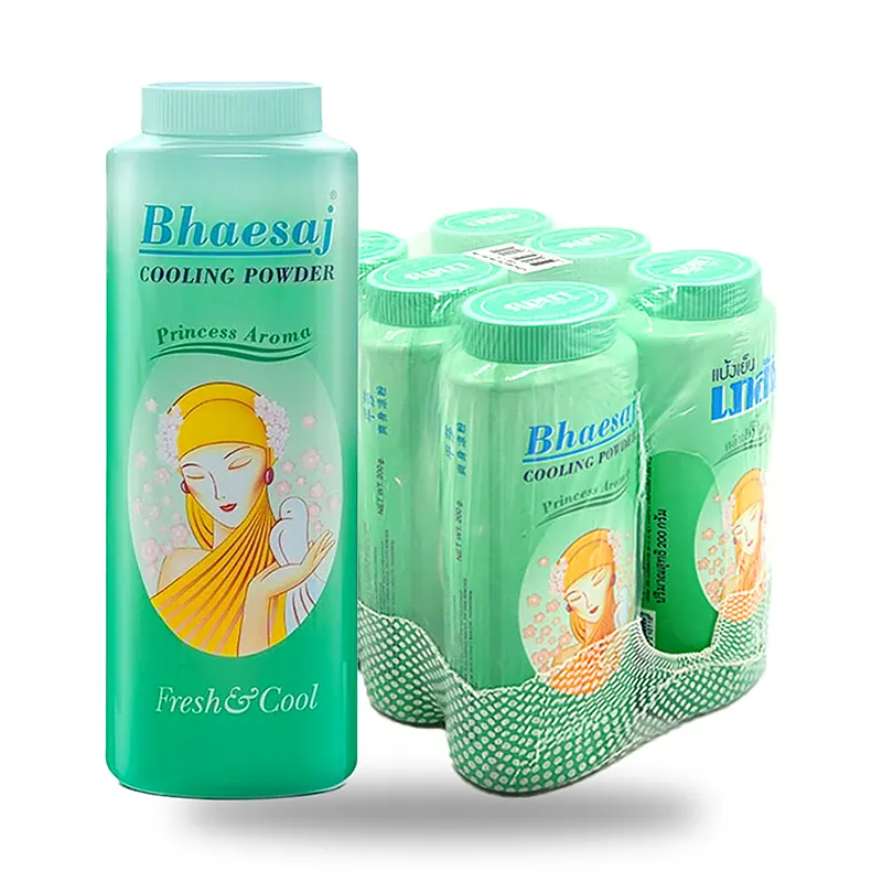 Охлаждающая пудра для тела Bhaesaj Princess Aroma, 200 г × 6 шт. — фото 2