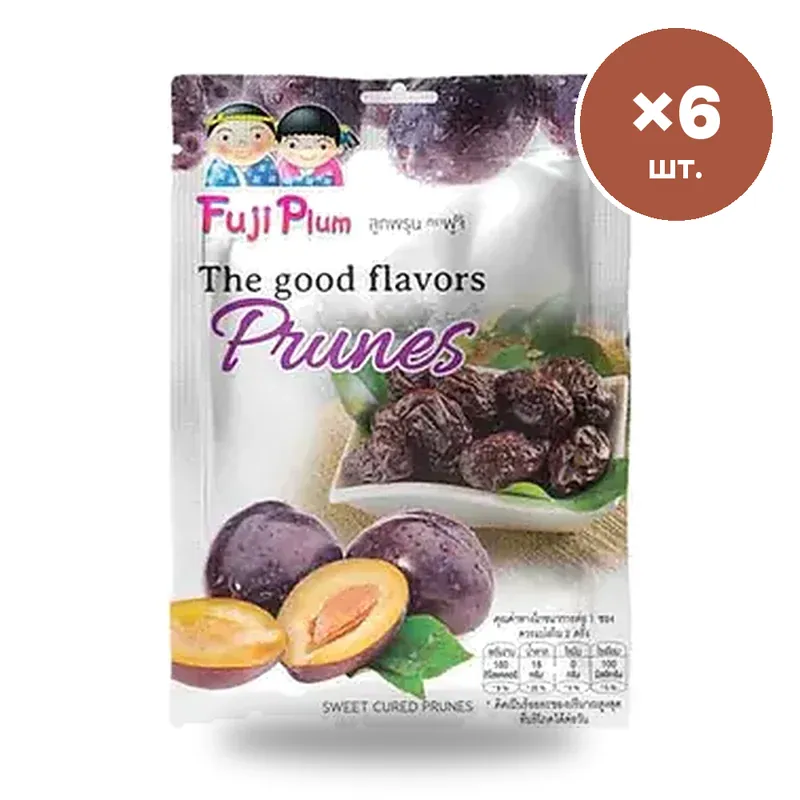 Чернослив Fuji Plum, 65 г × 6 шт.