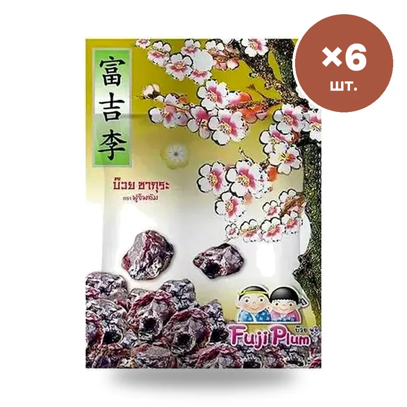 Слива Fuji Plum «Сакура», 40 г × 6 шт.