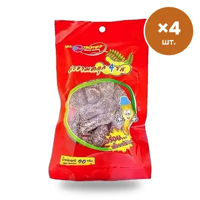 Тамаринд Lanthong в приправе «4 вкуса», 90 г × 4 шт.