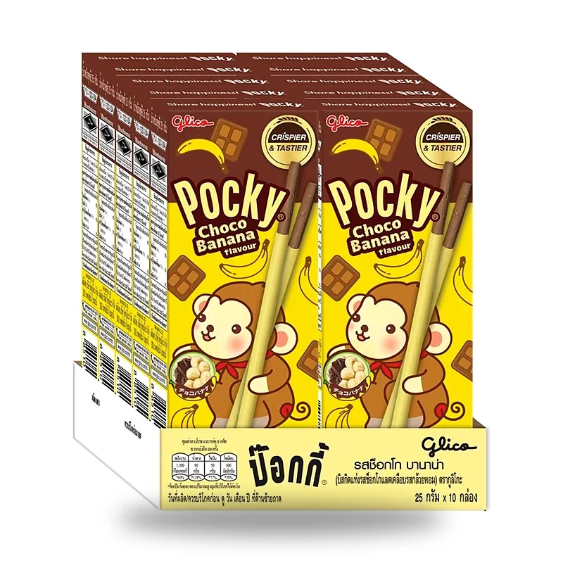 Палочки Pocky Choco Banana, 25 г × 10 шт. — фото 2
