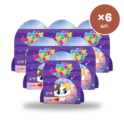 Мармелад Misty Cat со вкусом черники и персика, 45 г × 6 шт.