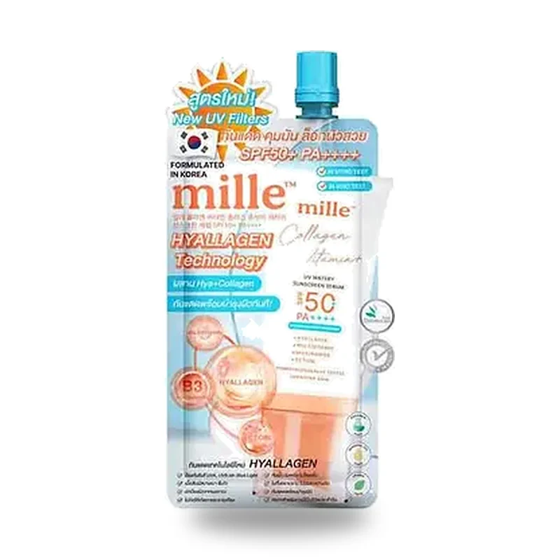Солнцезащитный флюид Mille Snail Collagen SPF50, 6 г × 6 шт. — фото 2