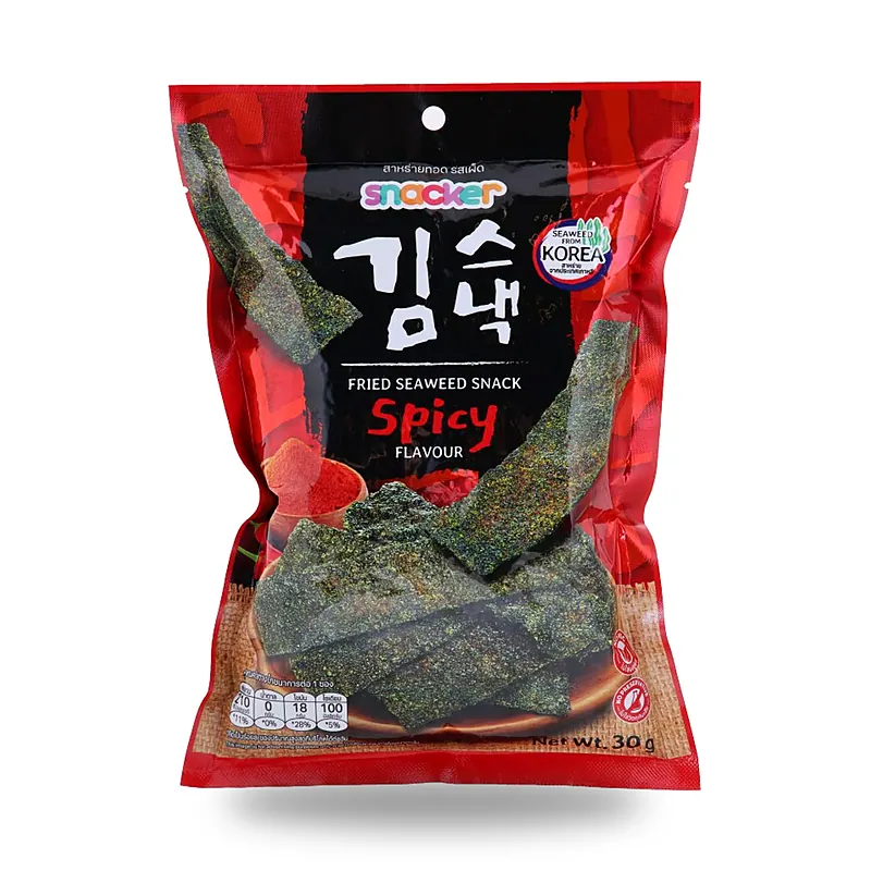 Водоросли Snacker жареные острые, 30 г
