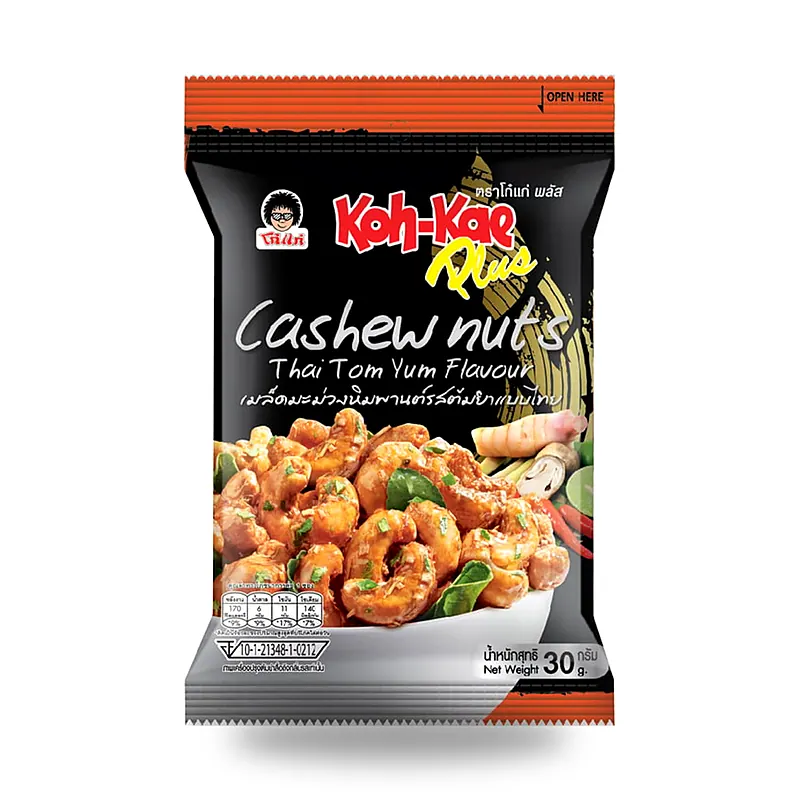 Кешью Koh-Kae Plus «Тайский том ям», 30 г