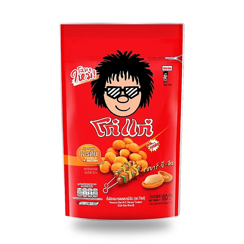 Арахис Koh-Kae в хрустящей глазури со вкусом барбекю, 180 г