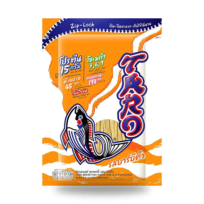 Рыбный снек Taro барбекю, 50 г