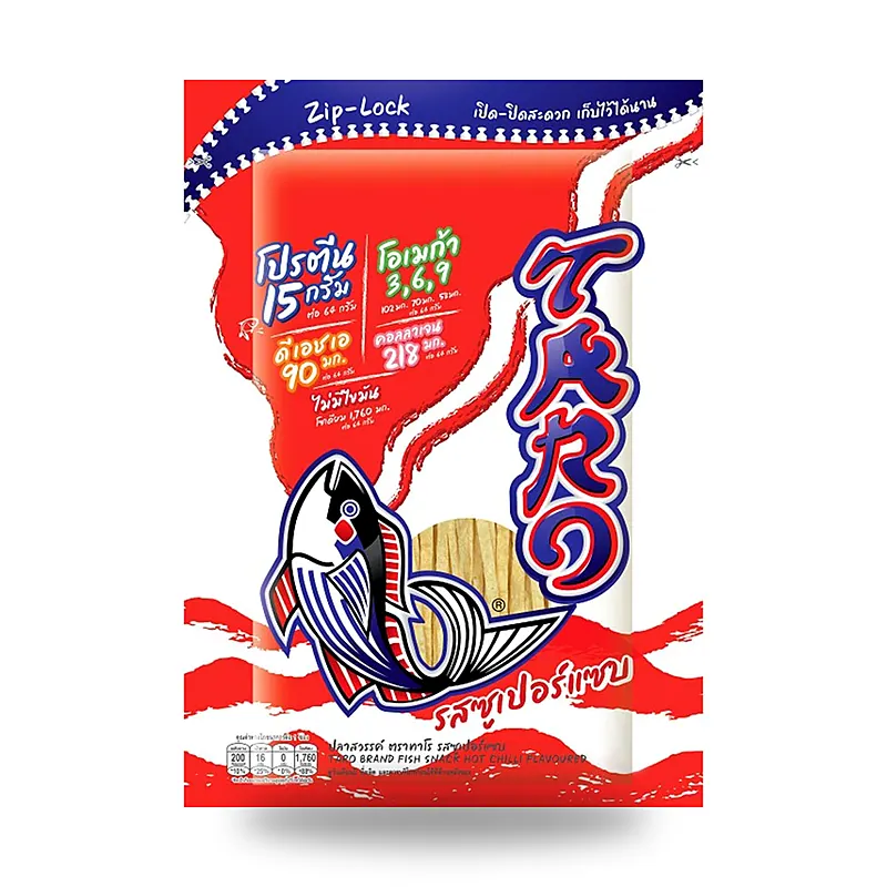 Рыбный снек Taro с острым чили, 50 г