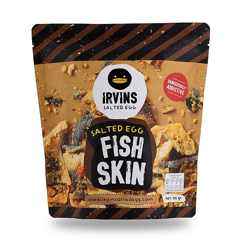 Рыбья кожа Irvins в солёном яйце, 80 г