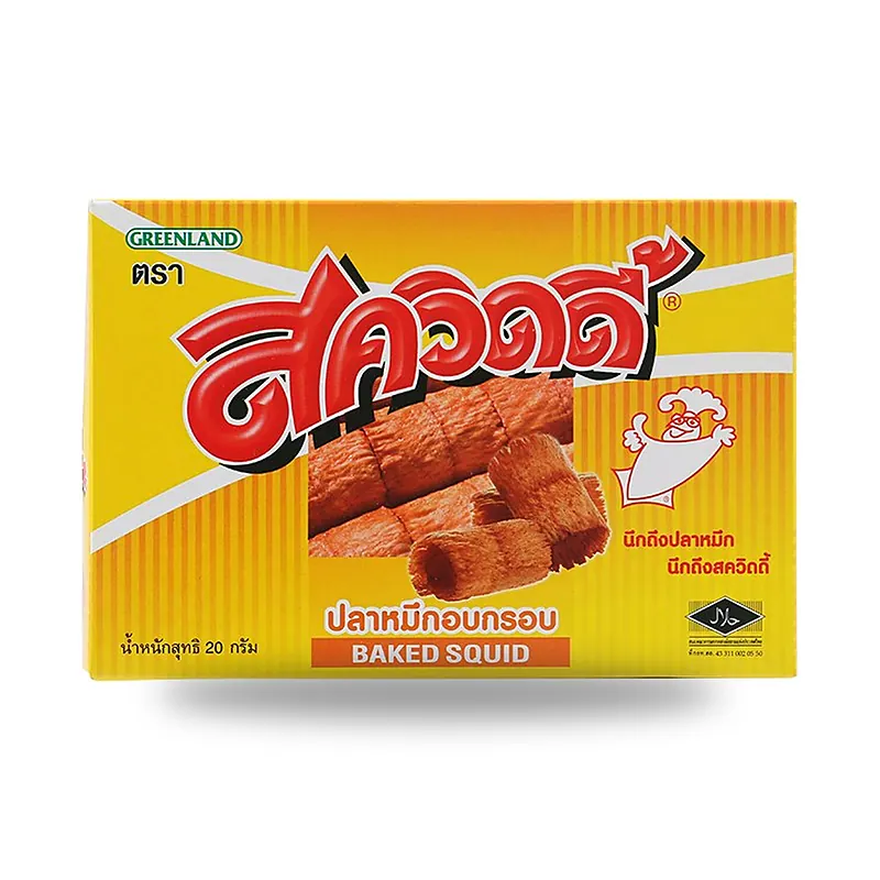 Кальмар Squidy хрустящий, 20 г