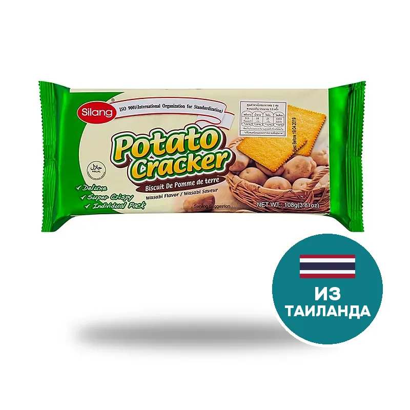 Картофельные крекеры A Taste с васаби, 108 г