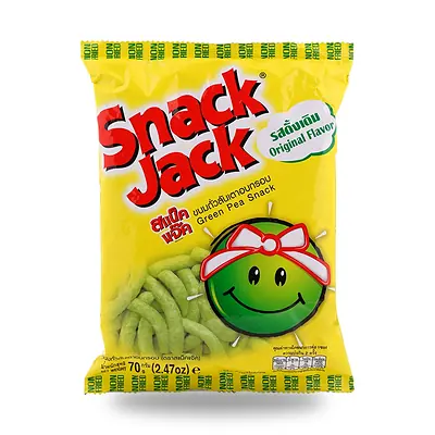 Снек Snack Jack из зелёного горошка, 62 г