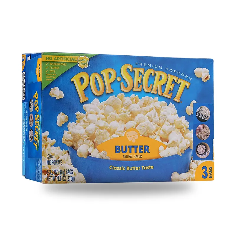 Попкорн для микроволновки Pop Secret Butter со сливочным маслом, 270 г