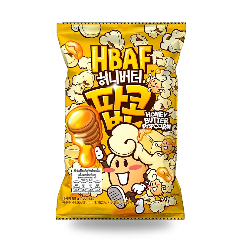 Попкорн HBAF Honey Butter с мёдом и сливочным маслом, 80 г