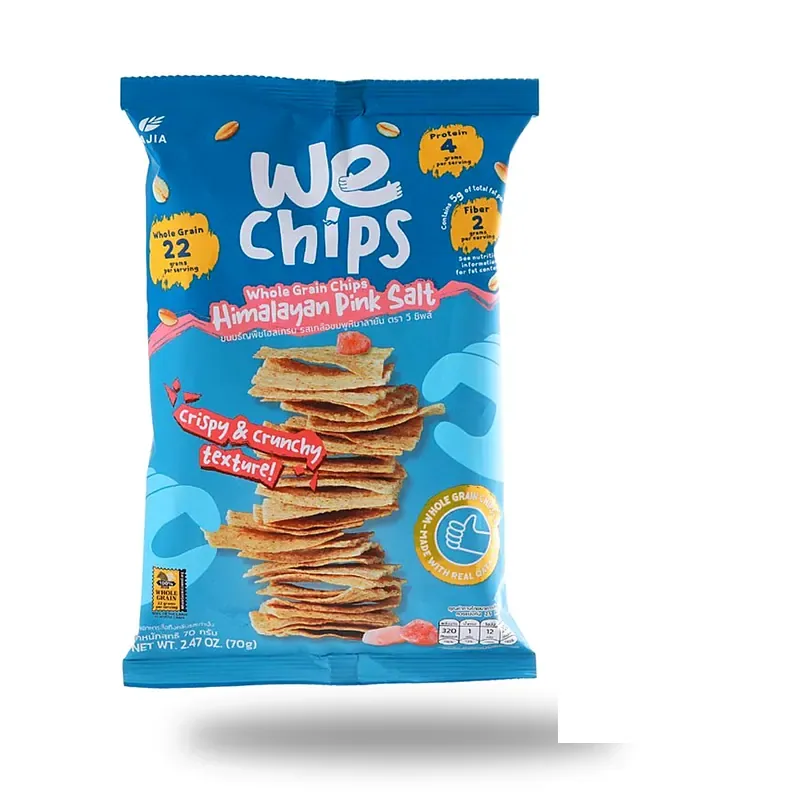 Цельнозерновые чипсы We Chips с гималайской солью, 70 г