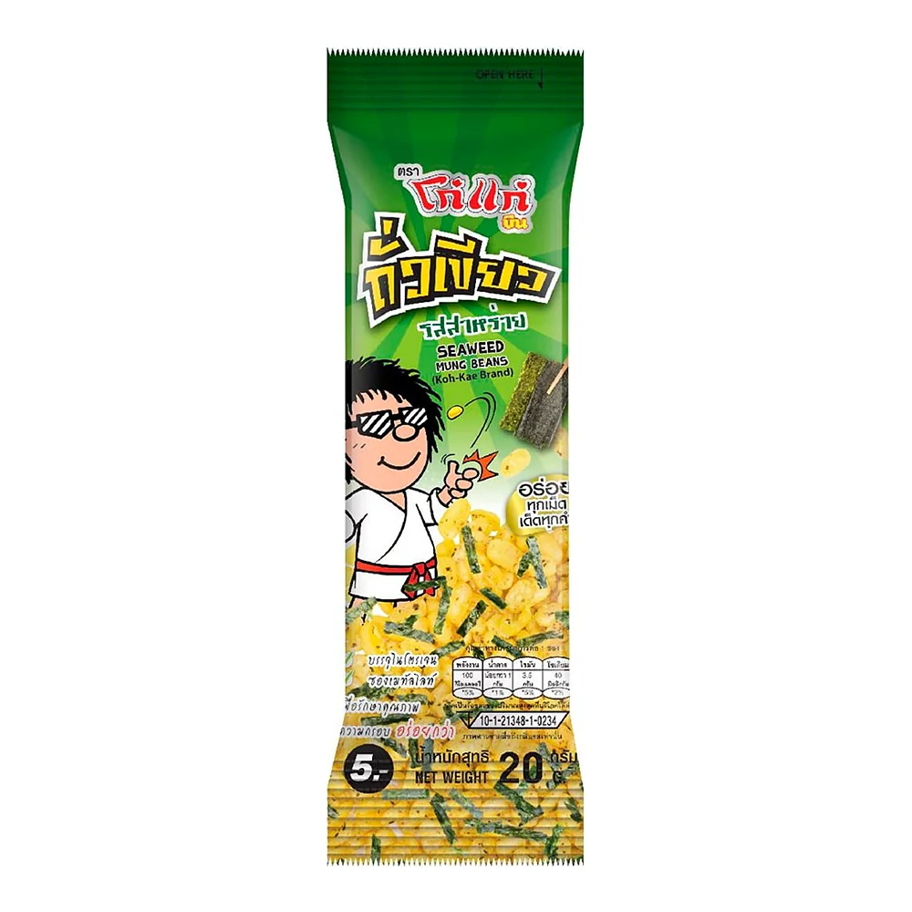 Маш Koh-Kae Bean со вкусом водорослей, 20 г × 12 шт. — фото 4