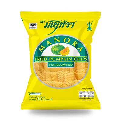 Чипсы из тыквы Manora жареные, 65 г