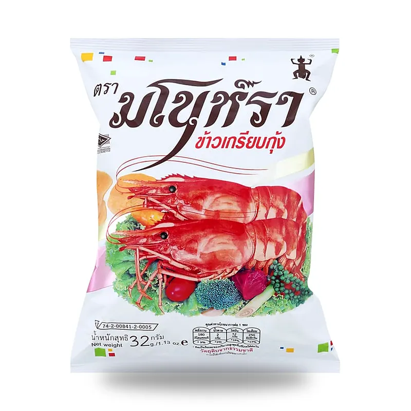 Креветочные чипсы Manora со вкусом креветки, 32 г