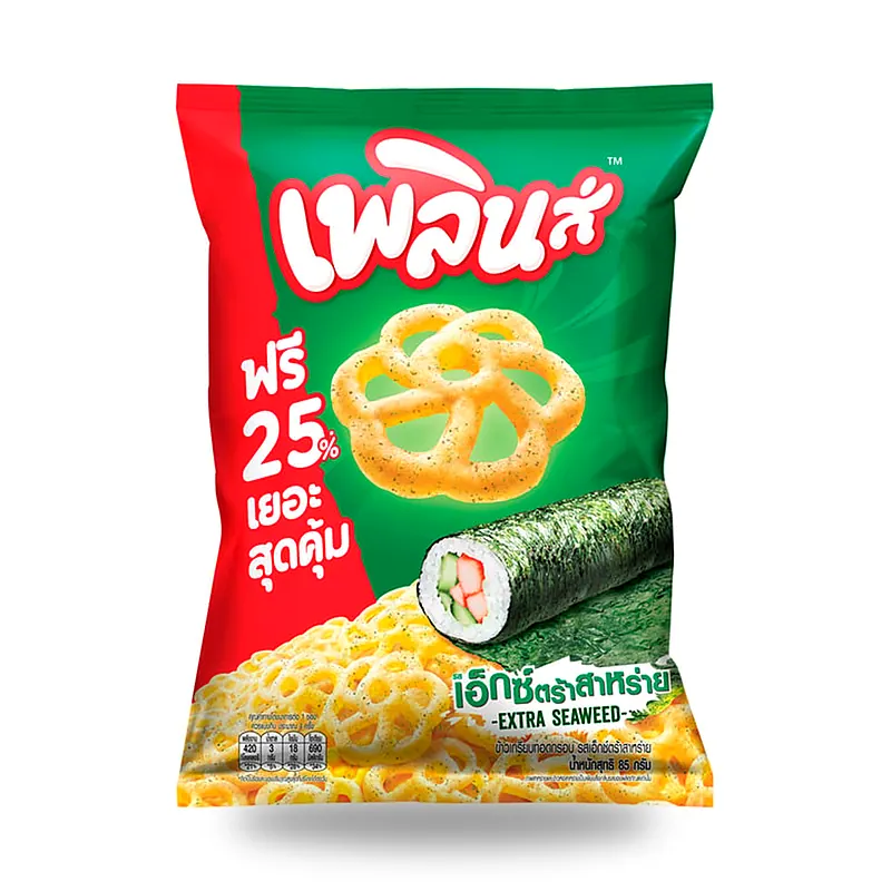 Хрустящий снек Plern со вкусом водорослей, 85 г