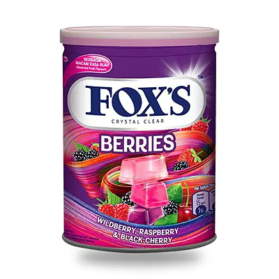 Леденцы Fox's Crystal Clear ягоды, 170 г