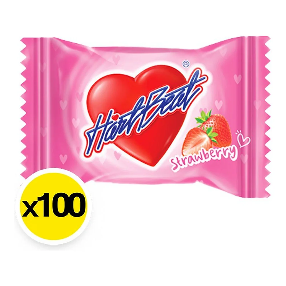 Леденцы Heartbeat клубника, 100 шт. — фото 5