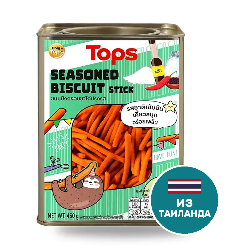 Палочки Tops с приправой, 450 г
