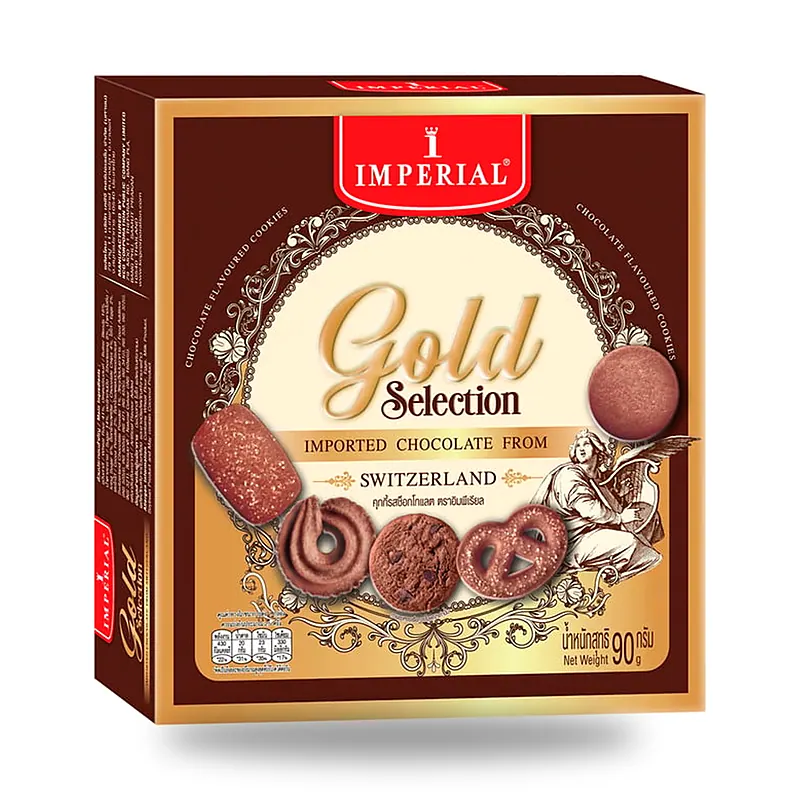 Шоколадное печенье Imperial Gold, 90 г