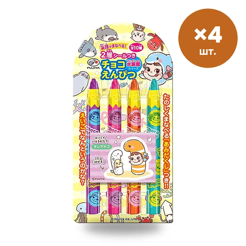Шоколадные карандаши Fujiya Pencil Chocolate, 27 г