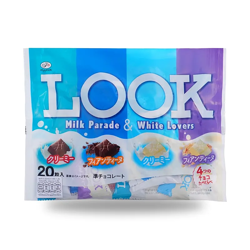 Шоколадные конфеты Fujiya Look Milk Parade & White Lover, 91 г