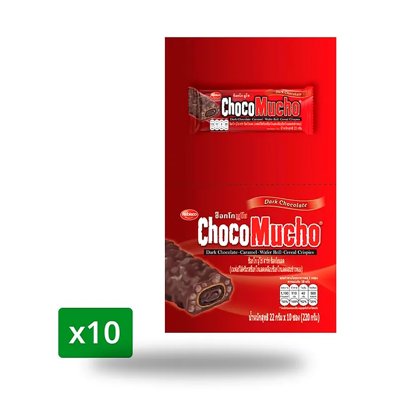 Батончик Choco Mucho Dark Chocolate, 22 г × 10 шт. — фото 2