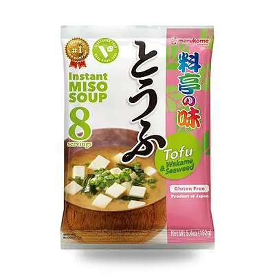 Суп мисо Marukome Ryotei no Aji с овощами и тофу, 152 г