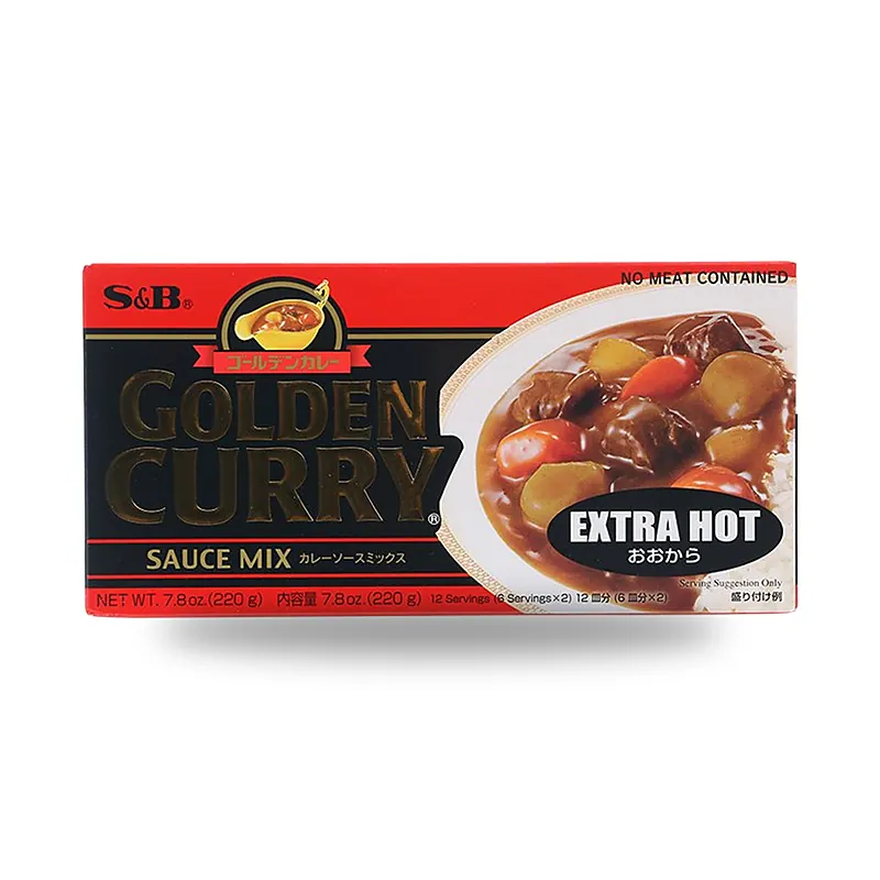 Карри S&B Golden Curry очень острое, 220 г
