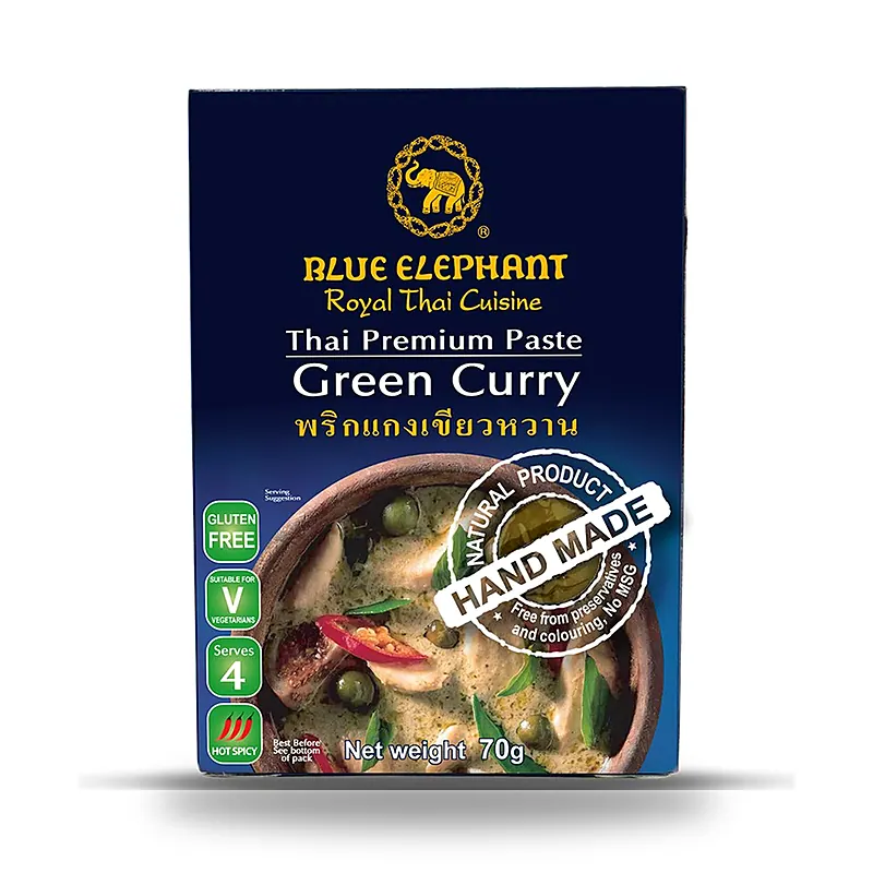 Паста для зелёного карри Blue Elephant, 70 г