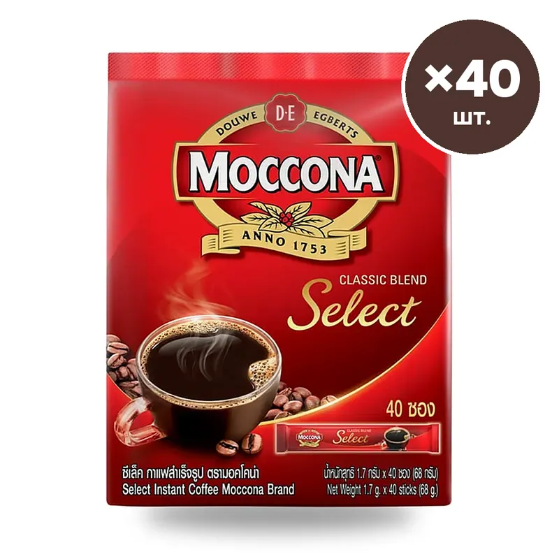 Кофе растворимый Moccona Select, 2 г × 40 шт.
