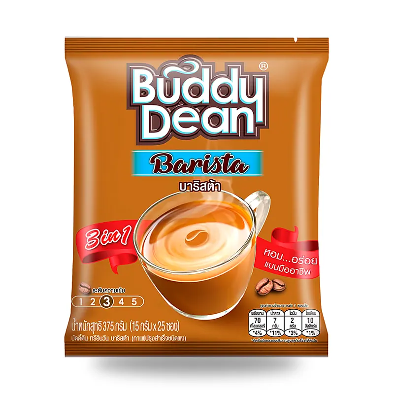 Кофе 3в1 Buddy Dean Barista, 15 г × 25 шт. — фото 2
