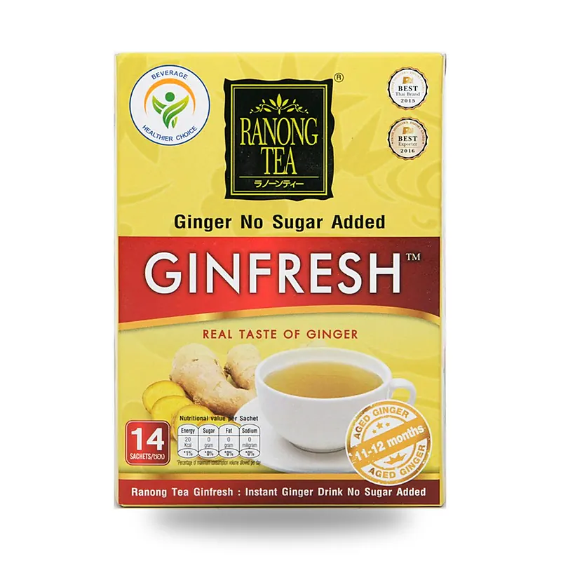 Имбирный напиток Gin Fresh без сахара, 5 г × 14 шт. — фото 2