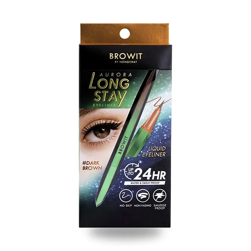 Подводка Brownit Aurora Long Stay Dark Brown, 0,5 г