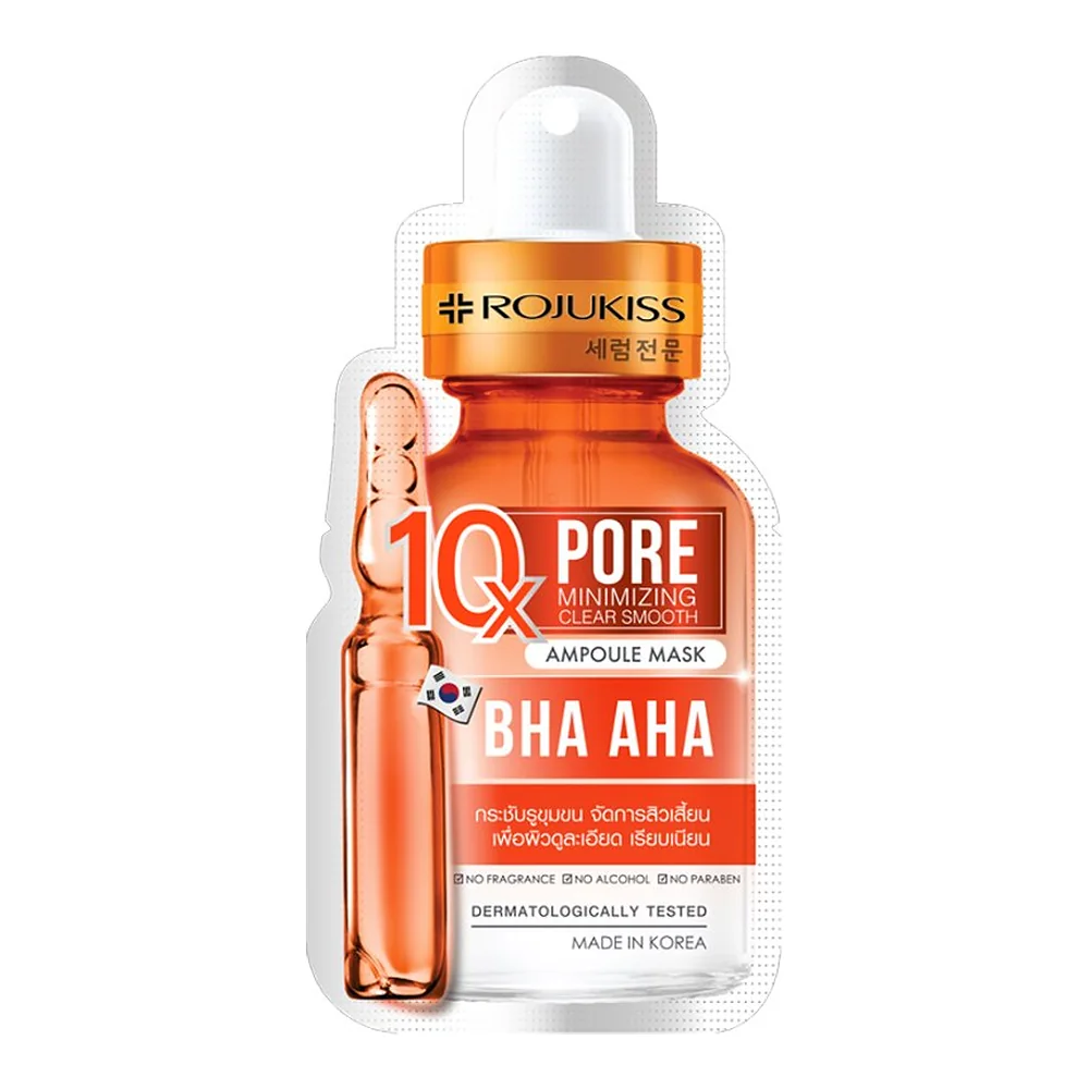 Тканевая маска Rojukiss Pore Minimizing Clear Smooth 10X Ampoule, 24 мл — фото 3