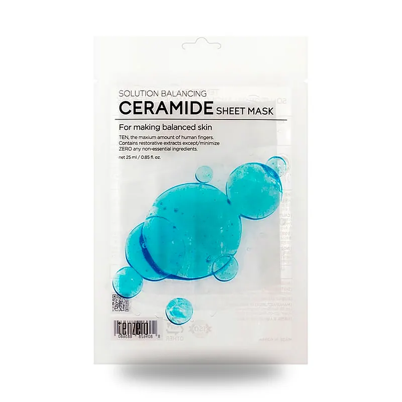 Тканевая маска Tenzero Solution Balancing Ceramide с керамидами, 25 мл