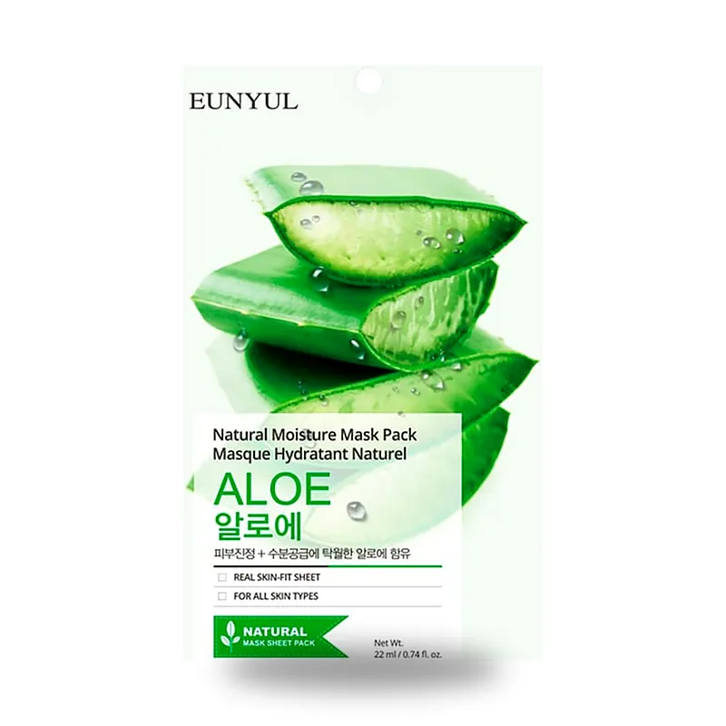 Тканевая маска Eunyul Natural Moisture с алоэ, 22 мл