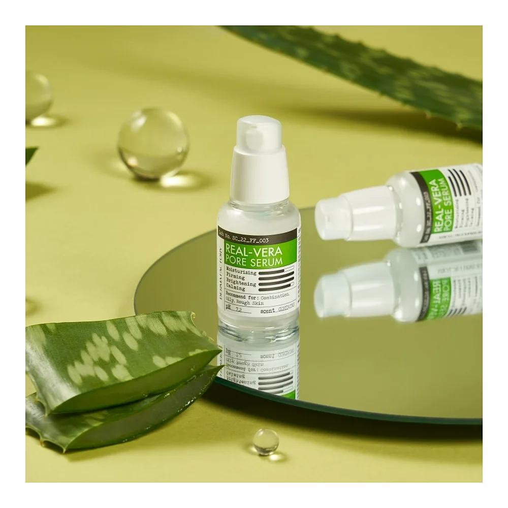 Сыворотка Derma Factory Real Vera Pore Serum с алоэ, 30 мл — фото 3