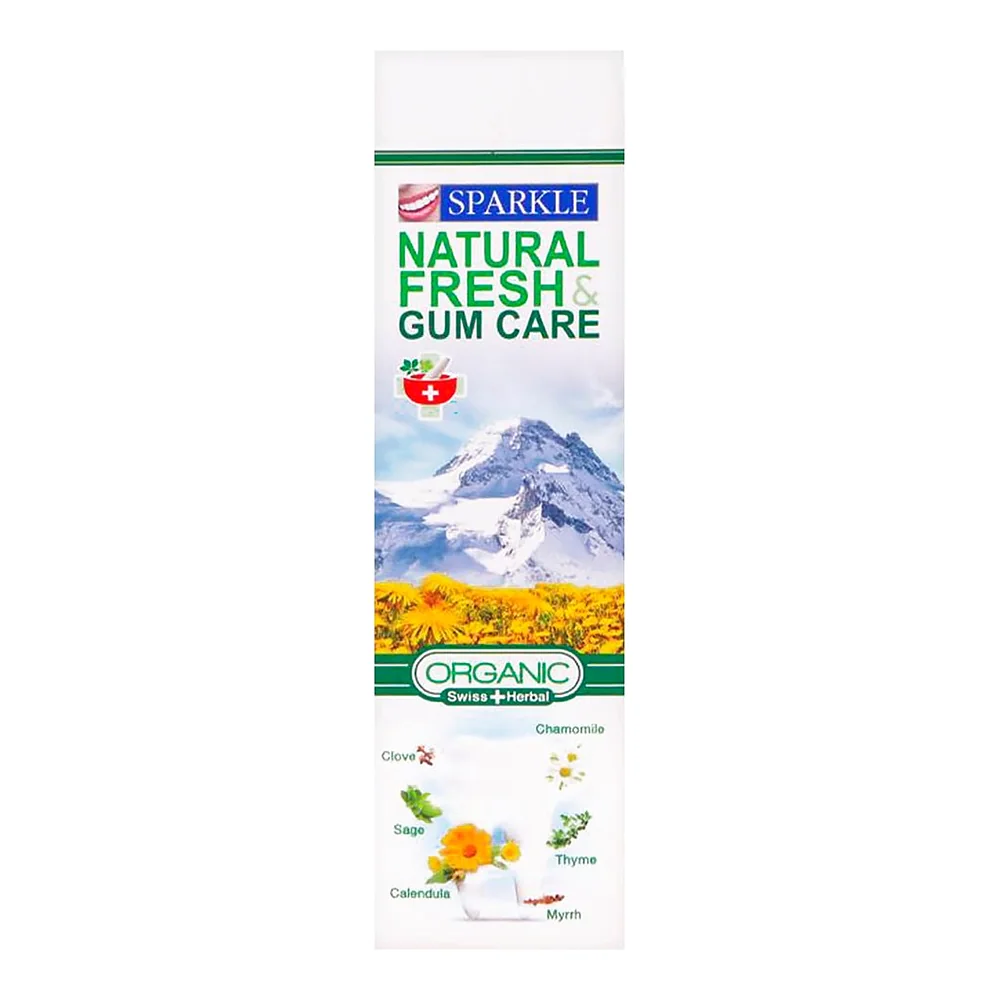 Зубная паста Sparkle Natural Fresh & Gum Care, 100 г — фото 4