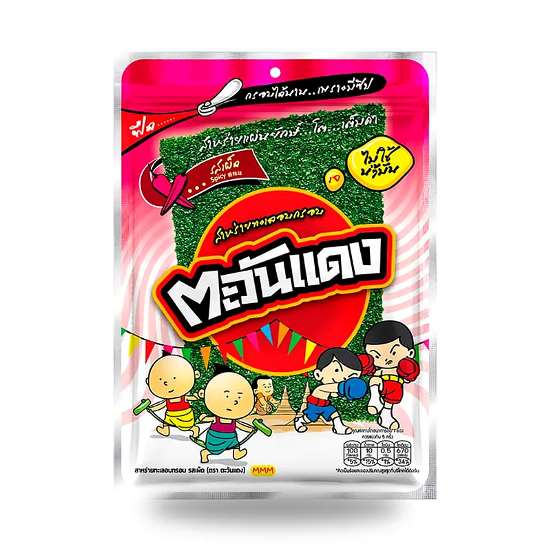 Водоросли Tawandang хрустящие, острый вкус, 25 г