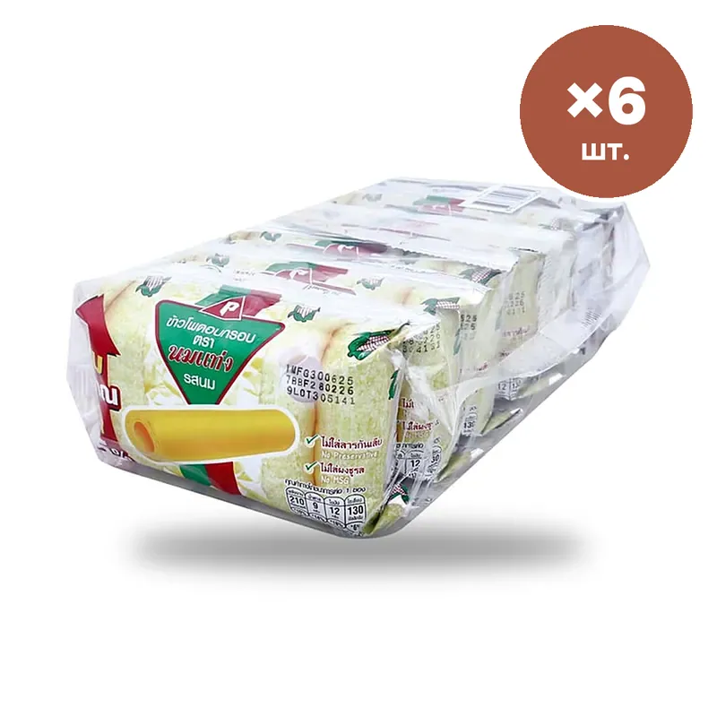 Кукурузные палочки Nomtang со вкусом молока, 30 г × 6 шт.