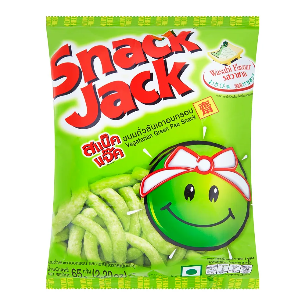 Гороховый снек Snack Jack со вкусом васаби, 62 г — фото 3